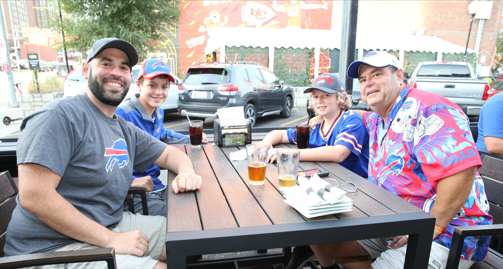 Buffalo Bills backers took over the the Taps on Main Bar